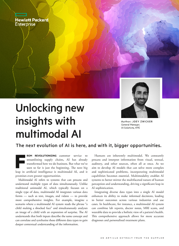 Unlocking new insights with multimodal AI - an article from The Doppler thumbnail