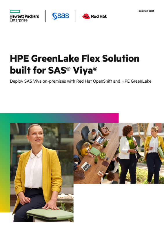 HPE GreenLake Flex Solution built for SAS Viya thumbnail