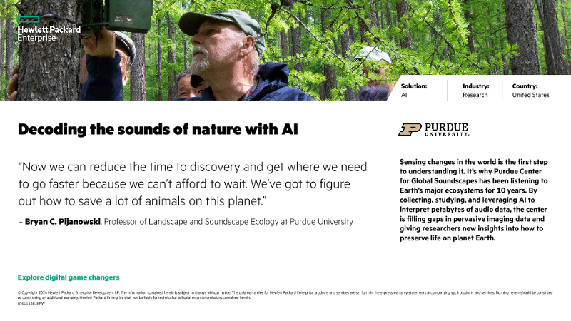 Decoding the sounds of nature with AI – Purdue University thumbnail