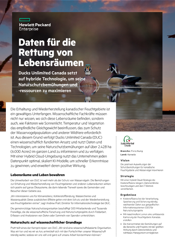 Daten für die Rettung von Lebensräumen – Ducks Unlimited Canada thumbnail