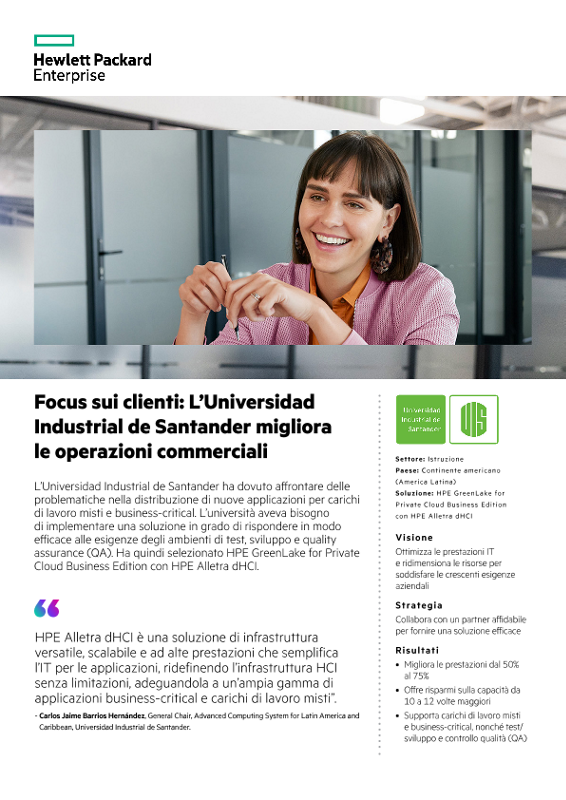 Focus sui clienti: L’Universidad Industrial de Santander migliora le operazioni commerciali - Universidad Industrial de Santander thumbnail