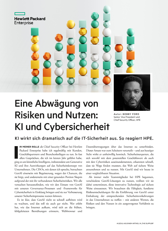 Eine Abwägung von Risiken und Nutzen – KI und Cybersicherheit – ein Artikel aus The Doppler thumbnail