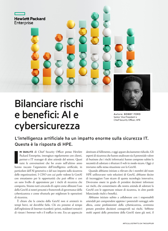 Bilanciare rischi e benefici: AI e cybersicurezza – Un articolo di The Doppler thumbnail