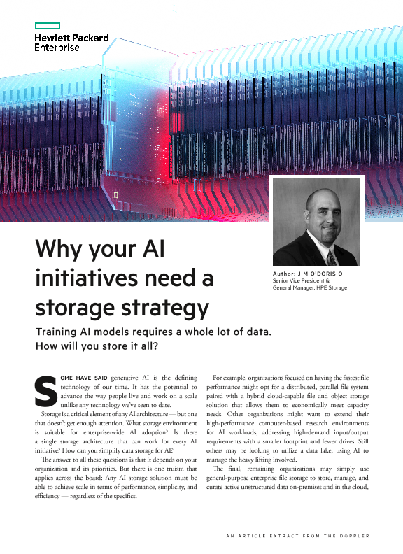 Why your AI initiatives need a storage strategy – an article from The Doppler thumbnail