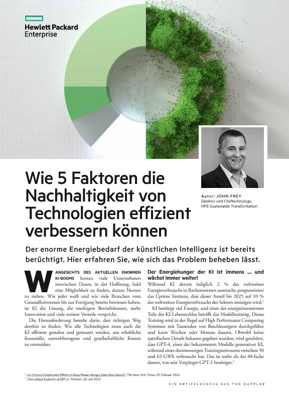Wie 5 Faktoren die Nachhaltigkeit von Technologien effizient verbessern können – ein Artikel aus The Doppler thumbnail