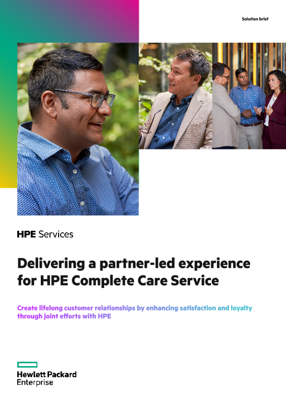Delivering a partner-led experience for HPE Complete Care Service thumbnail