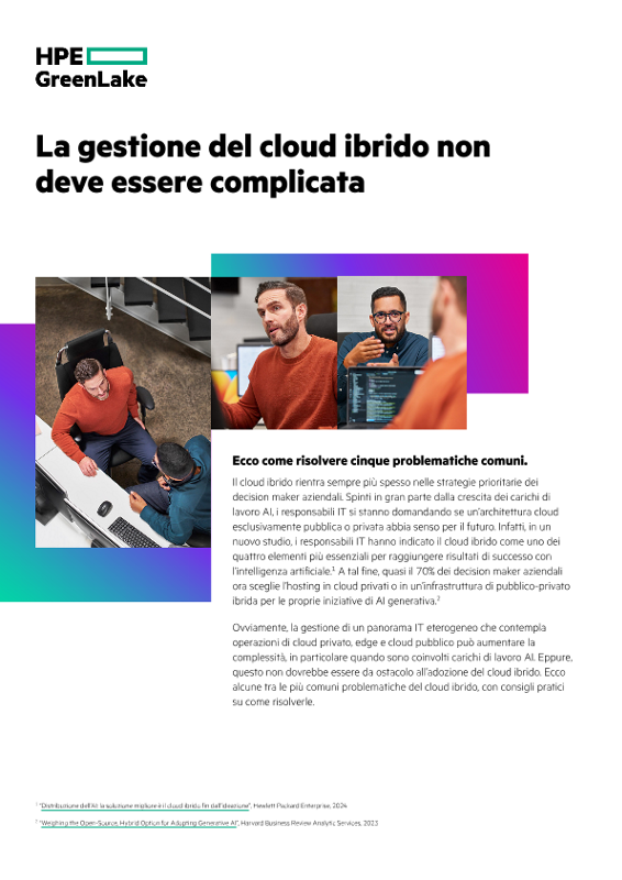 La gestione del cloud ibrido non deve essere complicata thumbnail