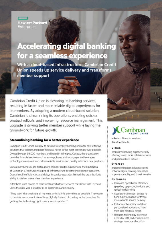 Accelerating digital banking for a seamless experience – Cambrian Credit Union thumbnail