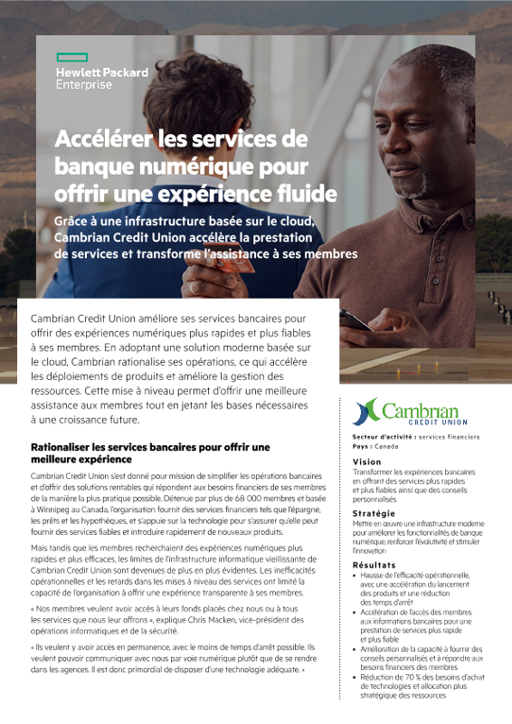 Accélérer les services de banque numérique pour offrir une expérience fluide – Cambrian Credit Union thumbnail