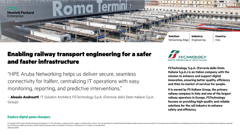 Enabling railway transport engineering for a safer and faster infrastructure – FSTechnology S.p.A. thumbnail