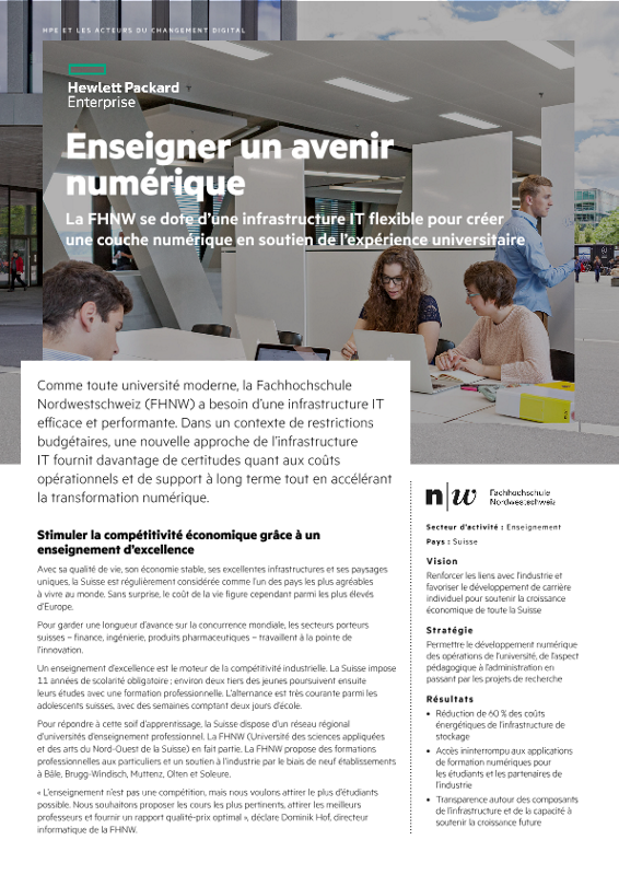 Enseigner un avenir numérique – Fachhochschule Nordwestschweiz (FHNW) thumbnail