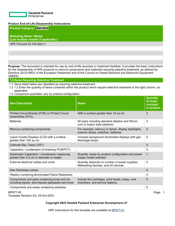 HPE ProLiant DL145 Gen11 thumbnail