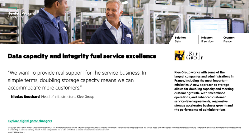 Data capacity and integrity fuel service excellence – Klee Group thumbnail