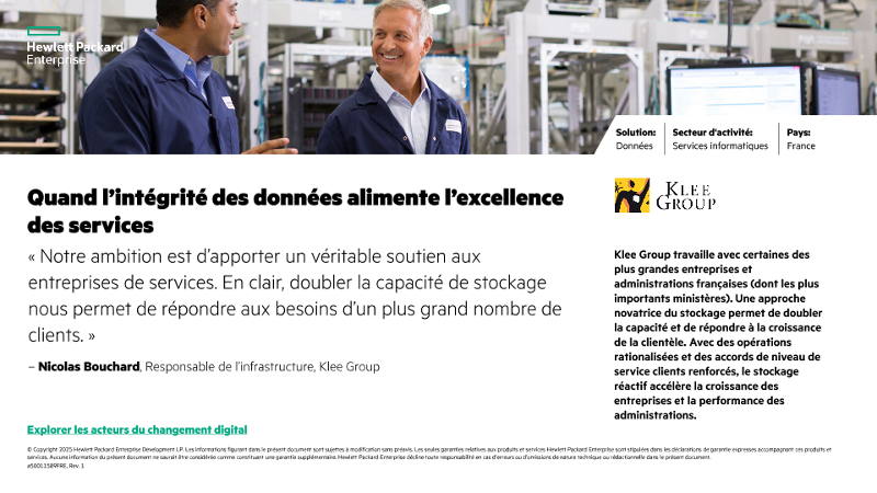 Quand l’intégrité des données alimente l’excellence des services - Klee Group thumbnail
