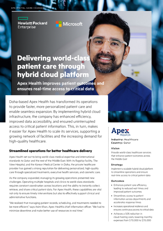 Delivering world-class patient care through hybrid cloud platform – Apex Health thumbnail