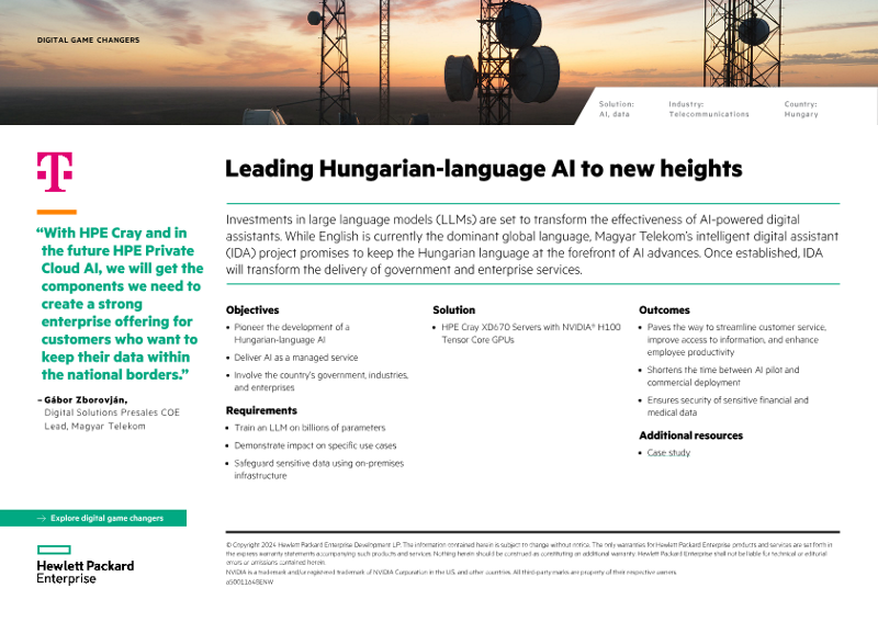 Leading Hungarian-language AI to new heights – Magyar Telekom thumbnail