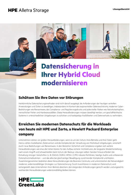 Datensicherung in Ihrer Hybrid Cloud modernisieren thumbnail