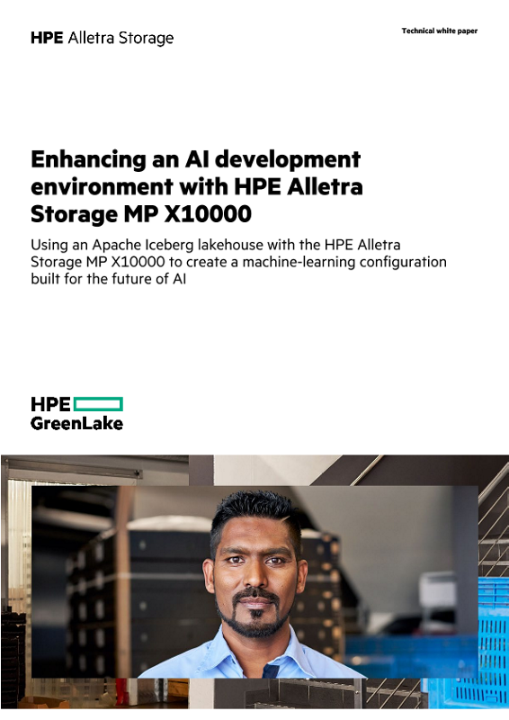 Enhancing an AI development environment with HPE Alletra Storage MP X10000 thumbnail