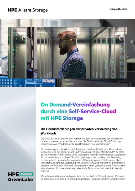 On Demand-Vereinfachung durch eine Self-Service-Cloud mit HPE Storage thumbnail