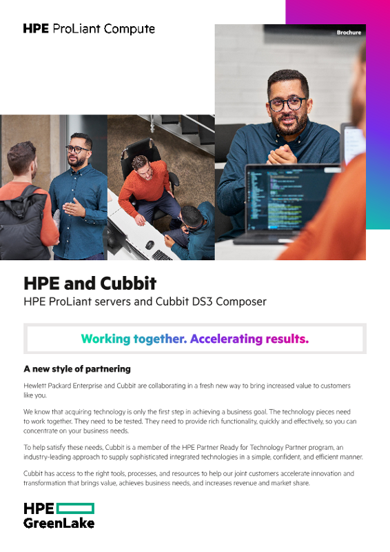 HPE and Cubbit – HPE ProLiant servers and Cubbit DS3 Composer thumbnail