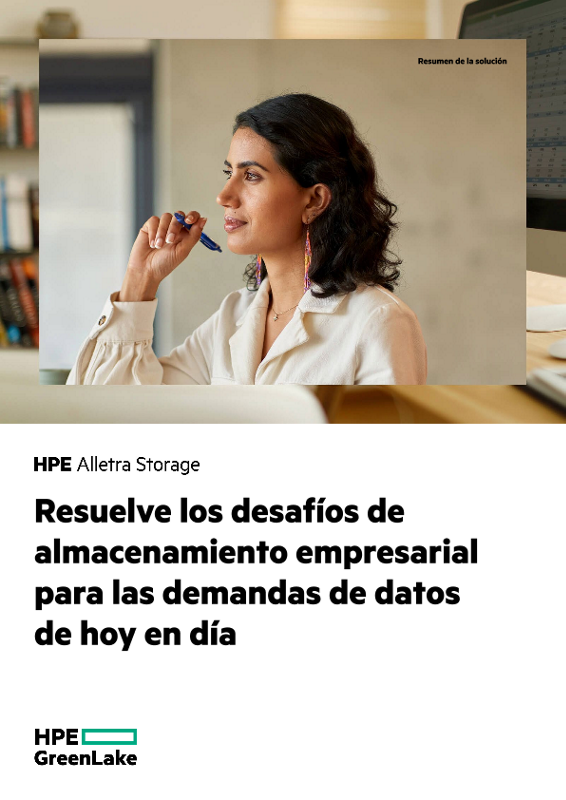 Resuelve los desafíos de almacenamiento empresarial para las demandas de datos de hoy en día. thumbnail