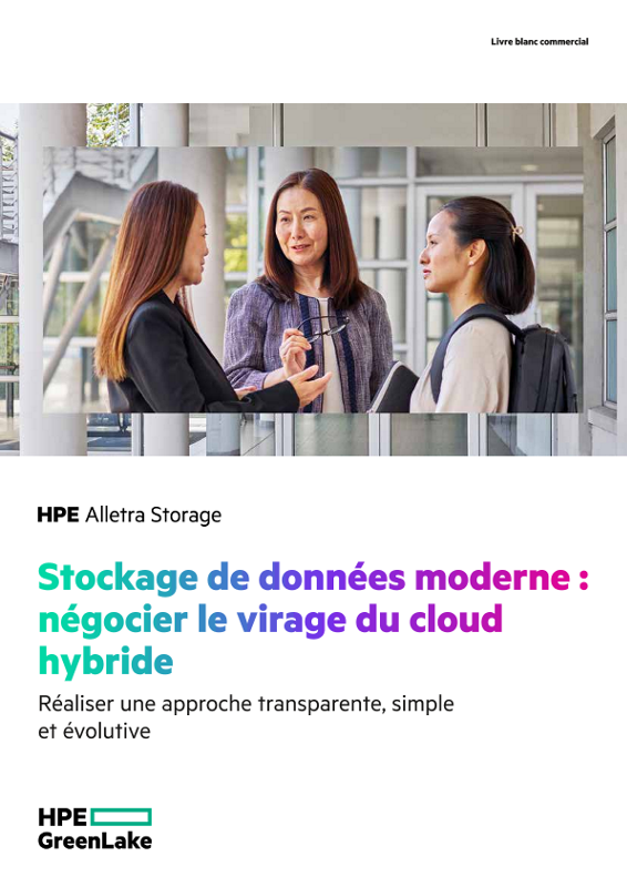 Stockage de données moderne – Négocier le virage du cloud hybride thumbnail