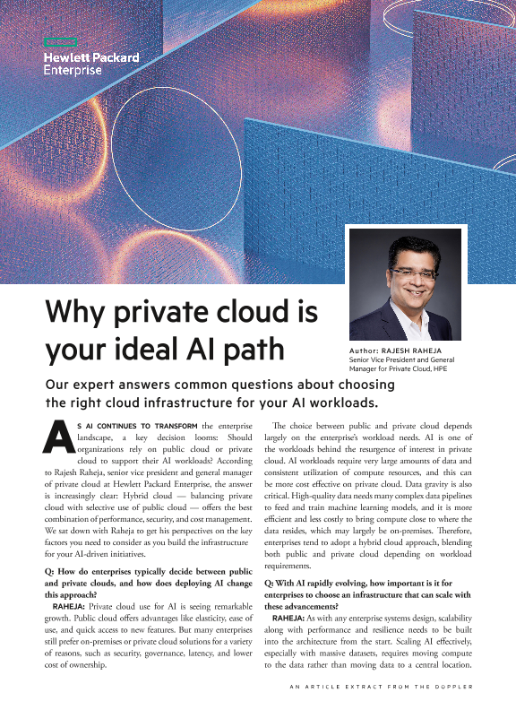 Why private cloud is your ideal AI path – an article from The Doppler thumbnail