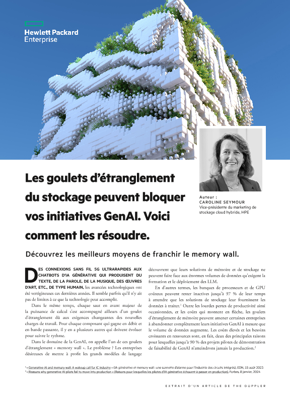 Les goulets d’étranglement du stockage peuvent bloquer vos initiatives GenAI. Voici comment les résoudre – un article de The Doppler thumbnail