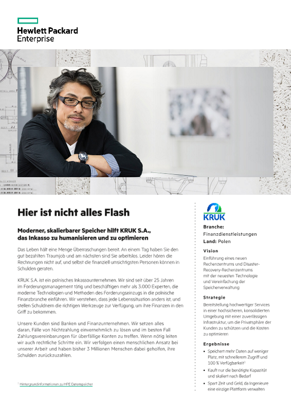 Hier ist nicht alles Flash – KRUK S.A. thumbnail