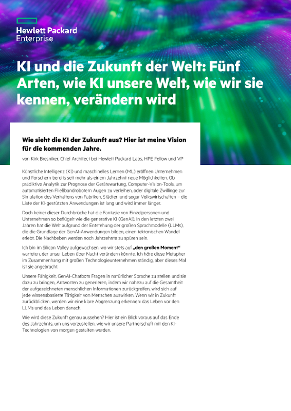 KI und die Zukunft der Welt: Fünf Arten, wie KI unsere Welt, wie wir sie kennen, verändern wird thumbnail