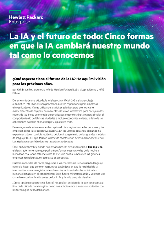 La IA y el futuro de todo: Cinco formas en que la IA cambiará nuestro mundo tal como lo conocemos thumbnail