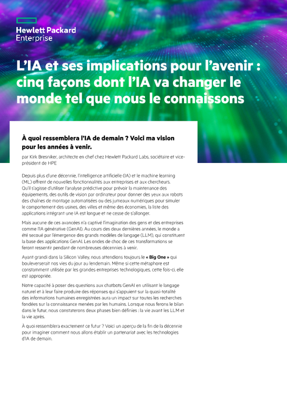 L’IA et ses implications pour l’avenir : cinq façons dont l’IA va changer le monde tel que nous le connaissons thumbnail