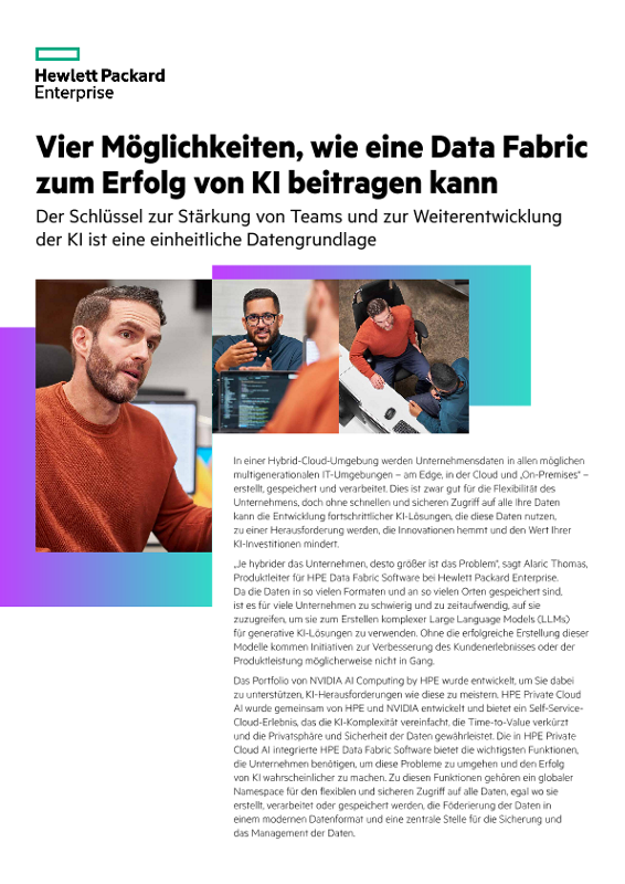 Vier Möglichkeiten, wie ein Data Fabric zum Erfolg von KI beitragen kann thumbnail