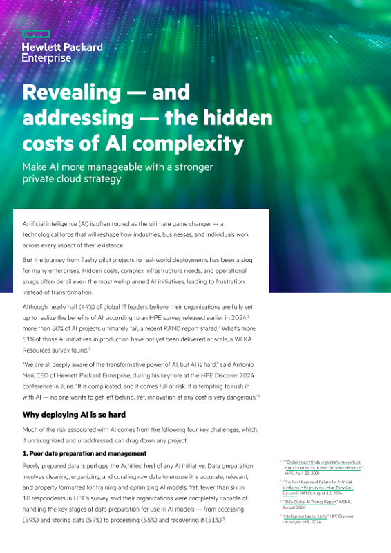 Revealing – and addressing – the hidden costs of AI complexity thumbnail