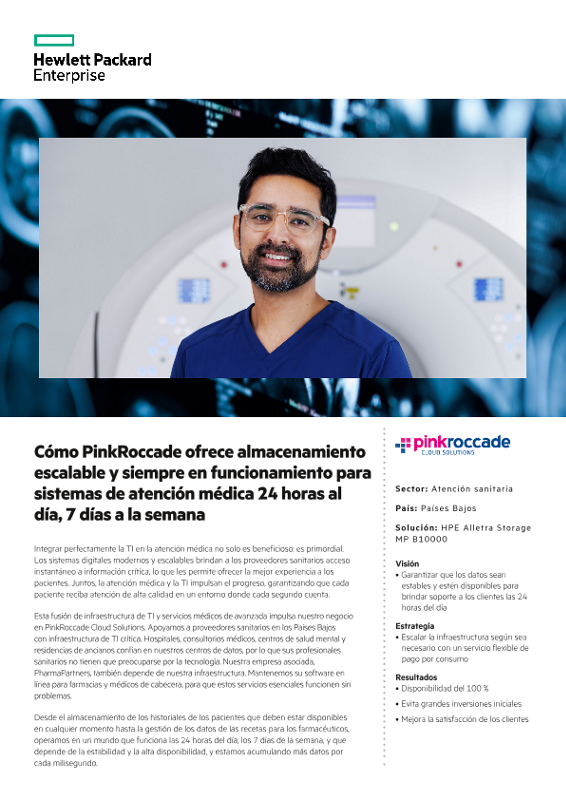 Cómo PinkRoccade ofrece almacenamiento escalable y siempre en funcionamiento para sistemas de atención médica 24 horas al día, 7 días a la semana – PinkRoccade Cloud Solutions thumbnail