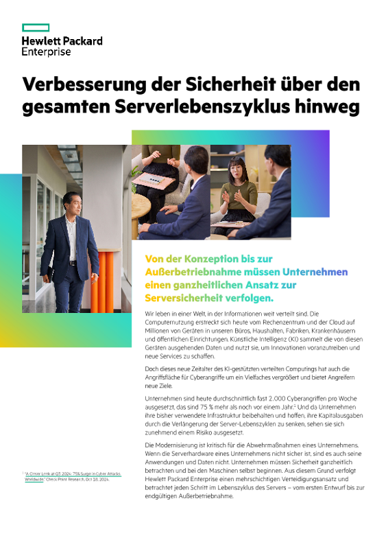 Verbesserung der Sicherheit über den gesamten Serverlebenszyklus hinweg thumbnail