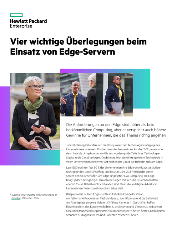 Vier wichtige Überlegungen beim Einsatz von Edge-Servern thumbnail
