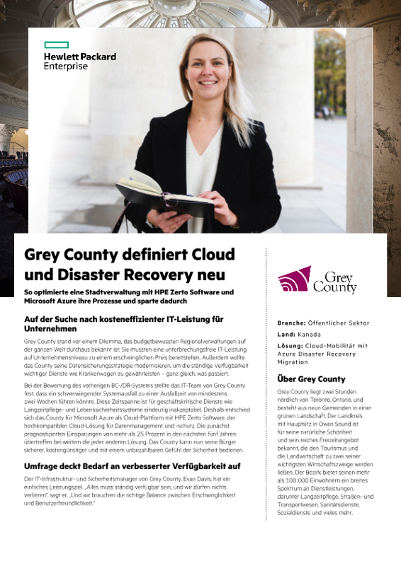 Grey County definiert Cloud und Disaster Recovery neu thumbnail