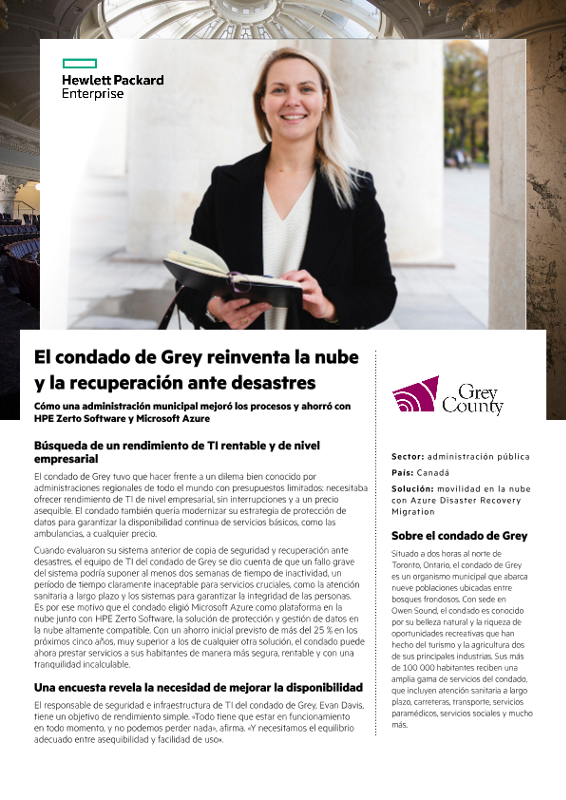 El condado de Grey reinventa la nube y la recuperación ante desastres thumbnail