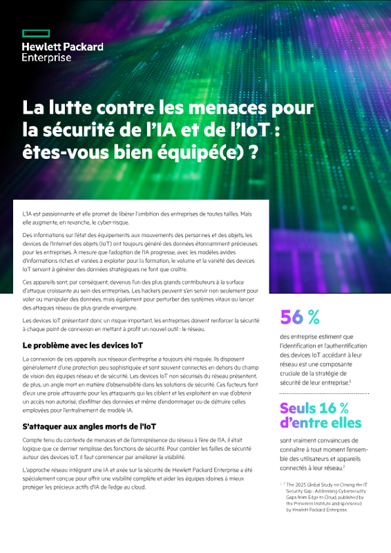 La lutte contre les menaces pour la sécurité de l’IA et de l’IoT : êtes-vous bien équipé(e)? thumbnail