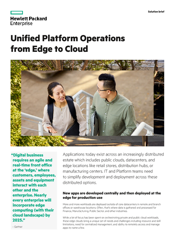 Unified platform operations from edge to cloud thumbnail