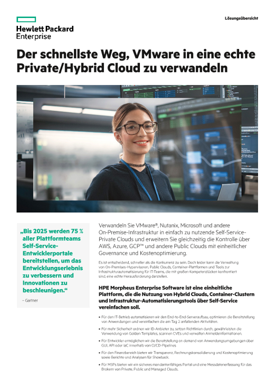 Der schnellste Weg, VMware in eine echte Private/Hybrid Cloud zu verwandeln thumbnail