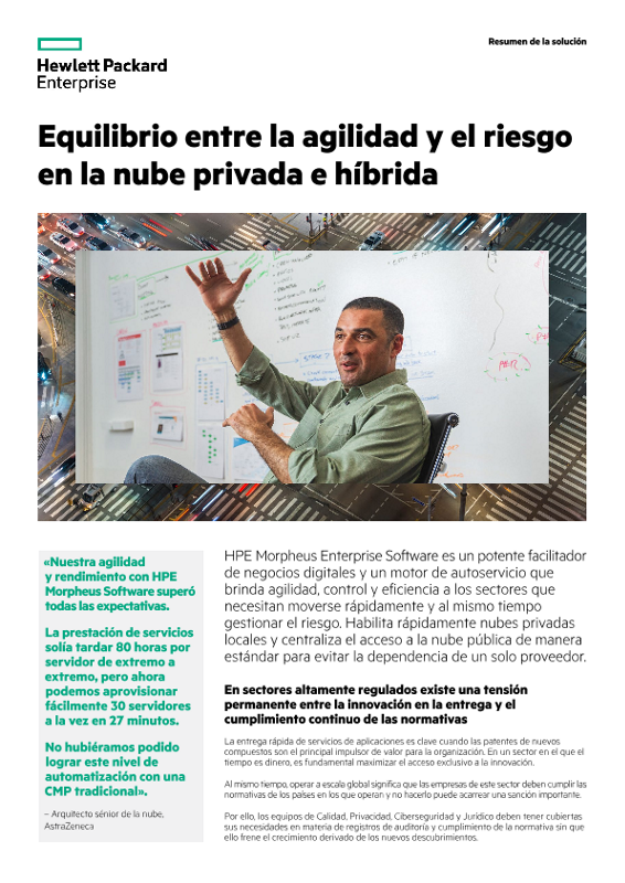 El equilibrio entre la agilidad y el riesgo en la nube privada e híbrida thumbnail
