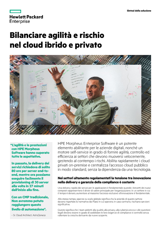 Bilanciare agilità e rischio nel cloud ibrido e privato thumbnail