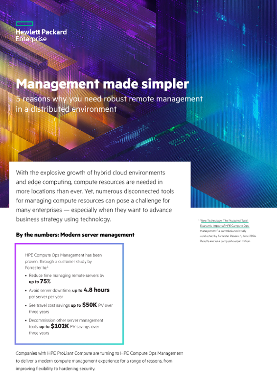 Management made simpler – 5 reasons why you need robust remote management in a distributed environment thumbnail