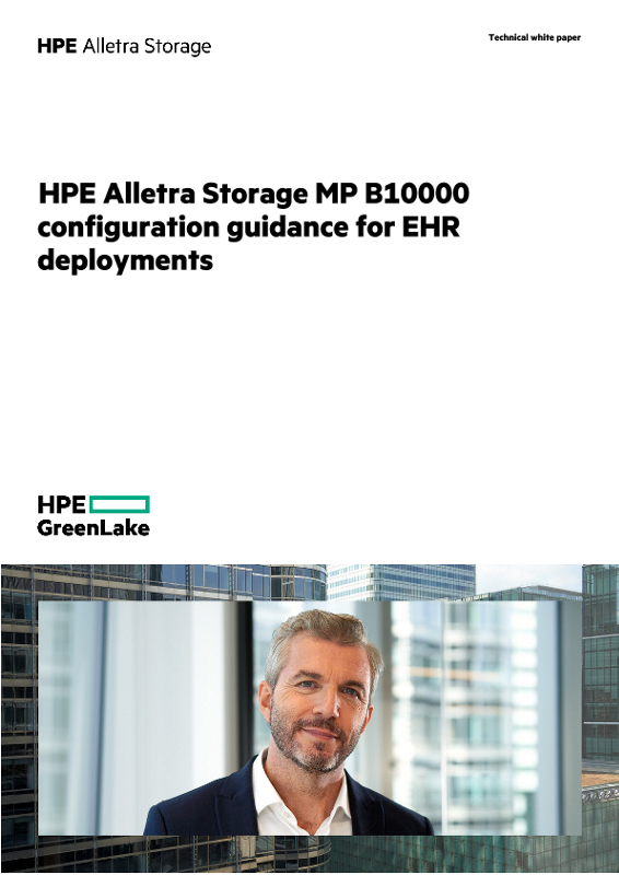 HPE Alletra Storage MP B10000 configuration guidance for EHR deployments thumbnail