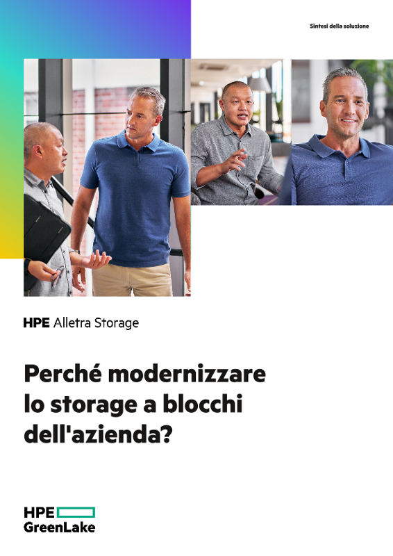 Perché modernizzare lo storage a blocchi dell'azienda? thumbnail