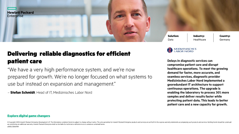 Delivering reliable diagnostics for efficient patient care – Medizinisches Labor Nord thumbnail