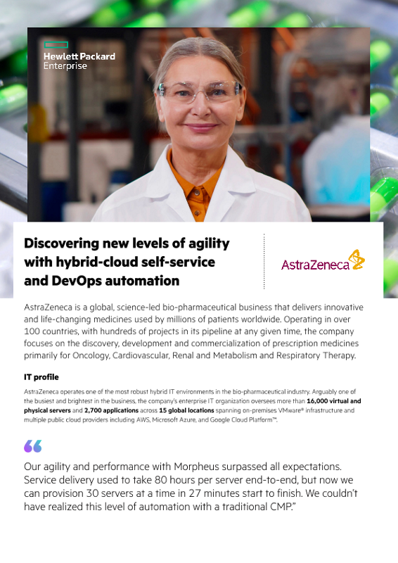 Discovering new levels of agility with hybrid-cloud self-service and DevOps automation – AstraZeneca thumbnail