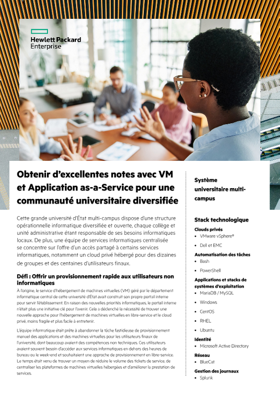 Obtenir d’excellentes notes avec VM et Application as-a-Service pour une communauté universitaire diversifiée – Université d’État multi-campus thumbnail